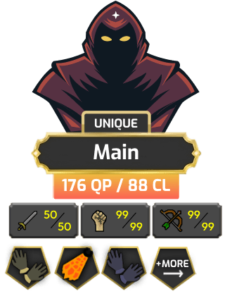 Main | Pure - Zerker | TTL: 1191 | CL: 88 | QP: 176 [99 MAGE, 99 RAN, 99 STR, B Gloves, Fire Cape, Endgame + MORE!]