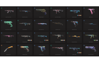 UNIQUE - Silver - 3x Knife Skins [19 Agents, LVL 147, Radiant Crisis 001 Baseball Bat and MORE!]