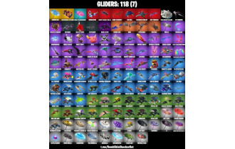 UNIQUE - Ikonik, Glow [247 Skins, 555 Vbucks, 151 Axes, 133 Emotes, 118 Gliders and MORE!]