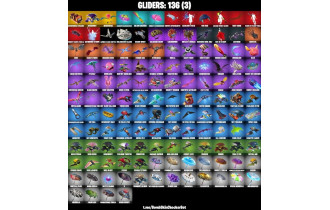 UNIQUE - Galaxy, Glow [213 Skins, 325 Vbucks, 159 Axes, 158 Emotes, 136 Gliders and MORE!]