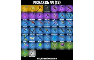 UNIQUE - Black Knight , Travis Scott [73 Skins, 950 Vbucks, 44 Axes, 84 Emotes, 53 Gliders and MORE!]