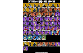 UNIQUE - Black Knight, Floss [61 Skins, 650 Vbucks, 52 Axes, 60 Emotes, 62 Gliders and MORE!]