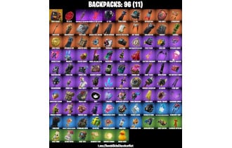 UNIQUE - Ikonik, Glow [107 Skins, 890 Vbucks, 80 Axes, 85 Emotes, 80 Gliders and MORE!]