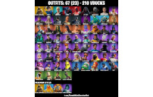 UNIQUE - Chun Li, Leviathan Axe [67 Skins, 210 Vbucks, 64 Axes, 65 Emotes, 52 Gliders and MORE!]