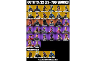 UNIQUE - Black Knight, Sparkle Specialist [32 Skins, 700 Vbucks, 18 Axes, 26 Emotes, 21 Gliders and MORE!]