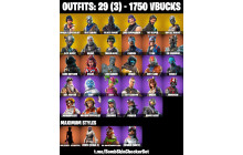 UNIQUE - Black Knight, Sparkle Specialist [29 Skins, 1750 Vbucks, 17 Axes, 29 Emotes, 25 Gliders and MORE!]