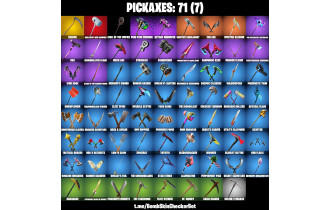 UNIQUE - Arcane Jinx , Spider Man [68 Skins, 300 Vbucks, 71 Axes, 59 Emotes, 63 Gliders and MORE!]