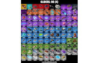 UNIQUE - Royale Bomber, Peter Griffin Max, Solid Snake [98 Skins, 860 Vbucks, 100 Axes, 127 Emotes, 98 Gliders and MORE!]