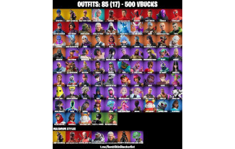 UNIQUE - Naruto Uzumaki, Rose Team Leader [85 Skins, 500 Vbucks, 74 Axes, 65 Emotes, 74 Gliders and MORE!]