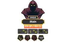 Quest Cape Main | TTL: 1685 | CL: 102 | QP: 313 [B Gloves, Defender, DS2, Piety, Quest Cape, MM2, DT2, Mithril Gloves + MORE!]