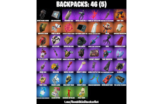 UNIQUE - Trailblazer, Ryu, Darth Vader [38 Skins, 1550 Vbucks, 38 Axes, 30 Emotes, 46 Gliders and MORE!]