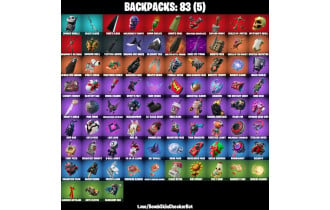 UNIQUE - John Wick, Rage Emote, Tony Stark [58 Skins, 200 Vbucks, 70 Axes, 76 Emotes, 72 Gliders and MORE!]