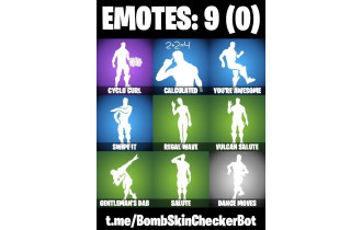 UNIQUE - Psycho Bandit, Havoc, Sub Commander [10 Skins, 800 Vbucks, 10 Axes, 9 Emotes, 14 Gliders and MORE!]