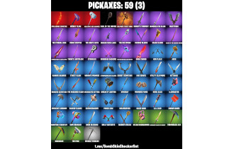 UNIQUE - Spider Man, Mandalorian [47 Skins, 400 Vbucks, 59 Axes, 48 Emotes, 57 Gliders and MORE!]