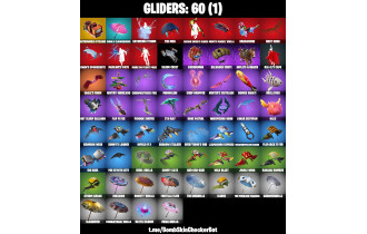 UNIQUE - Mandalorian, Predator, Neymar Jr [50 Skins, 800 Vbucks, 60 Axes, 51 Emotes, 60 Gliders and MORE!]