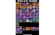 UNIQUE - Spider Gwen Stacy, Thor [43 Skins, 200 Vbucks, 47 Axes, 54 Emotes, 55 Gliders and MORE!]