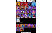 UNIQUE - Arcane Vi, Spider Man [21 Skins, 250 Vbucks, 27 Axes, 27 Emotes, 29 Gliders and MORE!]