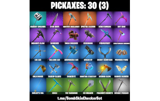 UNIQUE - Fishtick World Cup, Ragnarok Max [35 Skins, 200 Vbucks, 30 Axes, 31 Emotes, 33 Gliders and MORE!]