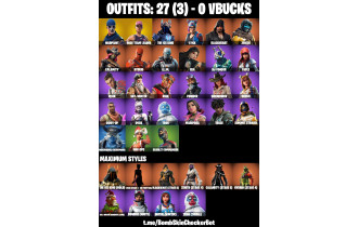 UNIQUE - Rose Team Leader, Candy Axe, Blackheart Max [27 Skins, 26 Axes, 28 Emotes, 29 Gliders and MORE!]