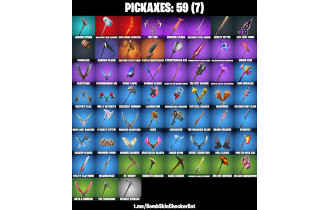 UNIQUE - Lara Croft Gold, Galaxy Scout, Kondor [45 Skins, 300 Vbucks, 59 Axes, 50 Emotes, 51 Gliders and MORE!]