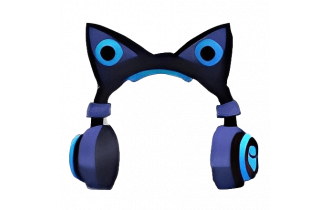 Blue Cat Ear Headphones [Adopt Me - Pet Wear]