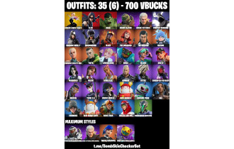 UNIQUE - Spider Gwen Stacy, X-23 [35 Skins, 700 Vbucks, 42 Axes, 25 Emotes, 45 Gliders and MORE!]