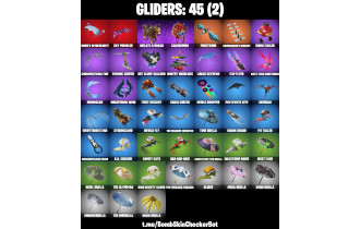 UNIQUE - Spider Gwen Stacy, X-23 [35 Skins, 700 Vbucks, 42 Axes, 25 Emotes, 45 Gliders and MORE!]