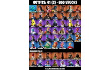 UNIQUE - Gear Specialist Maya, Rox Max [41 Skins, 650 Vbucks, 34 Axes, 43 Emotes, 35 Gliders and MORE!]