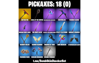 UNIQUE - Havoc, Blue Striker [21 Skins,18 Axes, 28 Emotes, 31 Gliders and MORE!]