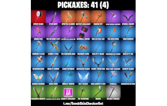 UNIQUE - Spider Gwen Stacy, Solid Snake [35 Skins, 300 Vbucks, 41 Axes, 38 Emotes, 42 Gliders and MORE!]