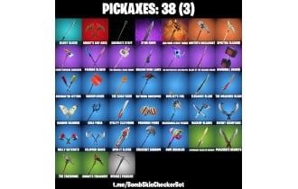 UNIQUE - Khaby Lame Max, Piper Pace, Solid Snake Max [34 Skins, 1750 Vbucks, 38 Axes, 34 Emotes, 47 Gliders and MORE!]