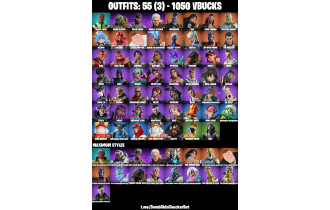 UNIQUE - Optimus Prime Max, Era Max [55 Skins, 1050 Vbucks, 68 Axes, 65 Emotes, 65 Gliders and MORE!]