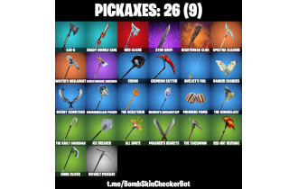 UNIQUE - Slim Shady, Lewis Hamilton, Rap Boy [26 Skins, 100 Vbucks, 26 Axes, 17 Emotes, 21 Gliders and MORE!]