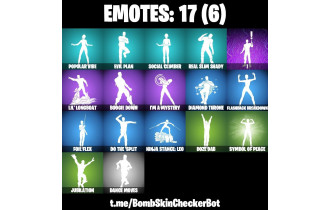 UNIQUE - Slim Shady, Lewis Hamilton, Rap Boy [26 Skins, 100 Vbucks, 26 Axes, 17 Emotes, 21 Gliders and MORE!]