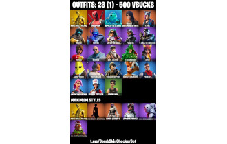 UNIQUE - Midas Fully Golden, Deadpool [23 Skins, 500 Vbucks, 34 Axes, 42 Emotes, 38 Gliders and MORE!]