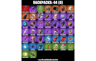 UNIQUE - Skull Trooper, Solid Snake Max [23 Skins, 50 Vbucks, 35 Axes, 36 Emotes, 36 Gliders and MORE!]