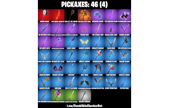 UNIQUE - Spider Gwen Stacy, Darth Vader  [34 Skins, 400 Vbucks, 46 Axes, 36 Emotes, 45 Gliders and MORE!]