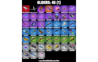 UNIQUE - Spider Gwen Stacy, Darth Vader  [34 Skins, 400 Vbucks, 46 Axes, 36 Emotes, 45 Gliders and MORE!]