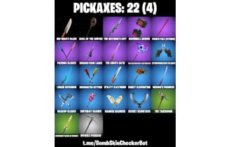 UNIQUE - Kakashi Hatake, Obi Wan Kenobi, Ikora Rey [22 Skins, 22 Axes, 27 Emotes, 23 Gliders and MORE!]