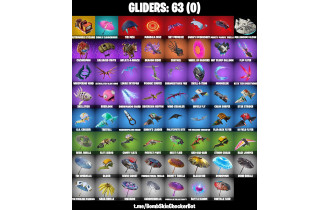 UNIQUE - Spider Gwen, Prowler [35 Skins, 56 Axes, 47 Emotes, 63 Gliders and MORE!]