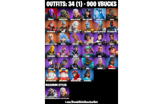 UNIQUE - Prowler, Doom Slayer Astro Armor [34 Skins, 900 Vbucks, 35 Axes, 32 Emotes, 32 Gliders and MORE!]