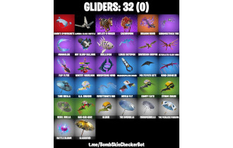 UNIQUE - Spider Gwen Stacy, Darth Vader  [28 Skins, 200 Vbucks, 40 Axes, 31 Emotes, 32 Gliders and MORE!]