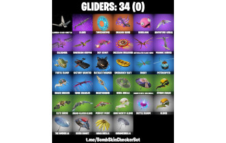 UNIQUE - Darth Vader , Peter Griffin Max, Valeria,Snap [29 Skins, 1200 Vbucks, 32 Axes, 30 Emotes, 34 Gliders and MORE!]