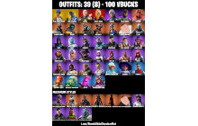 UNIQUE - Ghost Rider, Cable [39 Skins, 100 Vbucks, 29 Axes, 51 Emotes, 39 Gliders and MORE!]