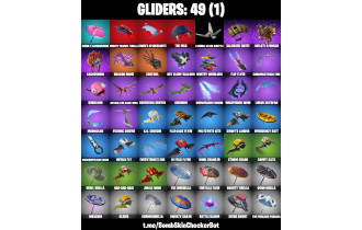 UNIQUE - Spider Gwen Stacy, Darth Vader  [31 Skins, 200 Vbucks, 53 Axes, 44 Emotes, 49 Gliders and MORE!]