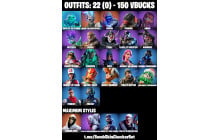 UNIQUE - Renzo The Destroyer, Thunder [22 Skins, 150 Vbucks, 30 Axes, 39 Emotes, 39 Gliders and MORE!]