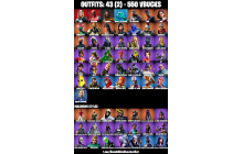 UNIQUE - Deadpool, Thor [43 Skins, 550 Vbucks, 45 Axes, 49 Emotes, 48 Gliders and MORE!]