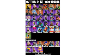 UNIQUE - Spider Gwen Stacy, Doom Slayer Astro Armor [31 Skins, 900 Vbucks, 37 Axes, 28 Emotes, 36 Gliders and MORE!]