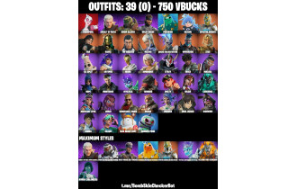 UNIQUE - Gwenpool, Korra Max [39 Skins, 750 Vbucks, 53 Axes, 41 Emotes, 60 Gliders and MORE!]