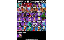 UNIQUE - Naruto Uzumaki, Spider Man Zero [36 Skins, 100 Vbucks, 36 Axes, 35 Emotes, 43 Gliders and MORE!]